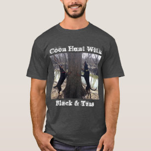T-shirt La chasse à ragondin avec le noir et bronze le
