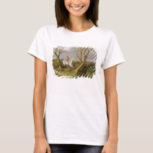 T-shirt La chasse du Suffolk - partie (huile sur la toile)