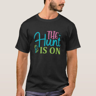 T-shirt La Chasse Se Déroule À Pâques