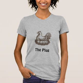 T-shirt la chemise à oeufs de poule bouchée