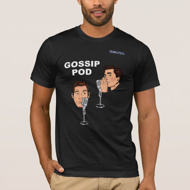 T-shirt La Chemise à potins de l'espace aérien (Devant)