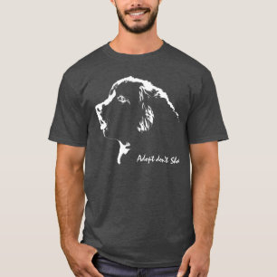 T-shirt La chemise Adopt de chien de Terre-Neuve ne font