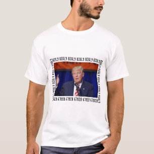 T-shirt La chemise "Bigly" du président Donald Trump