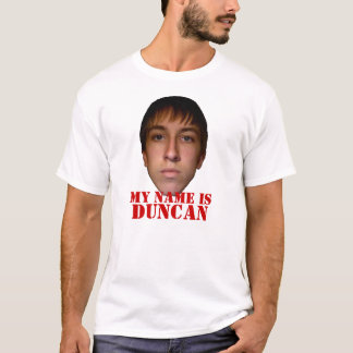 T-shirt La chemise de 2010 hommes, mon nom est Duncan
