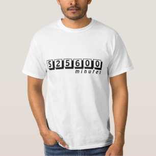 T-shirt La chemise de 525600 hommes de minutes