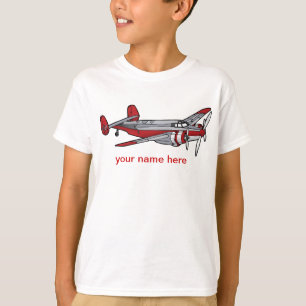 T-shirt La chemise de base des enfants vintages rouges