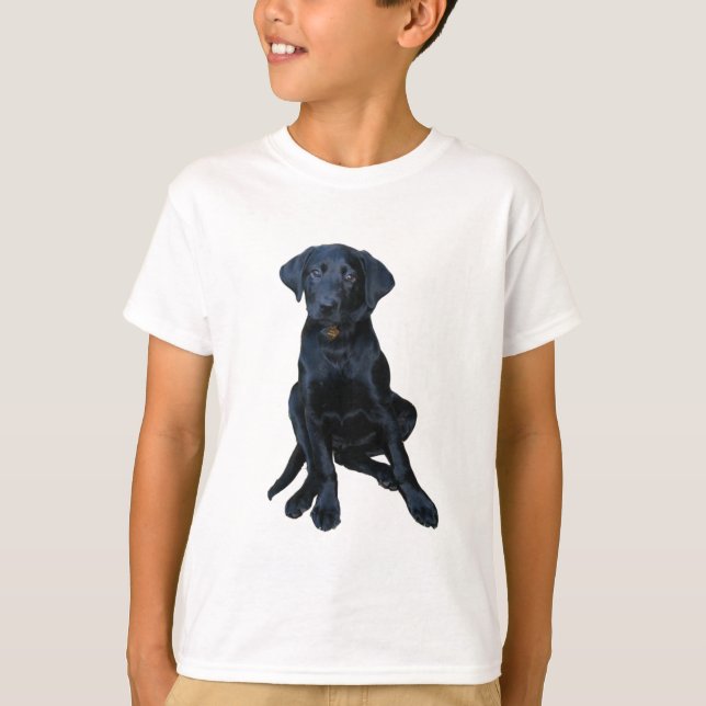 T-shirt La chemise de laboratoire de l'enfant noir de (Devant)