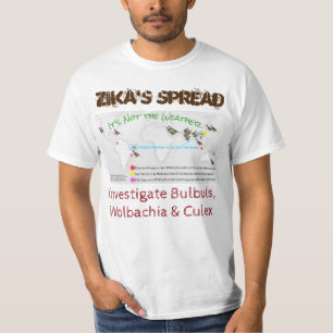 T-shirt La chemise de Zika, sur le tapis, par RoseWrites