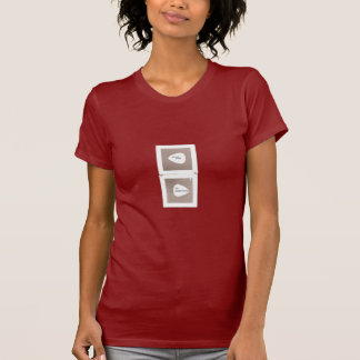 T-shirt La chemise des femmes de chevaux de porcelaine