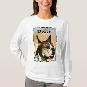 T-shirt La chemise des femmes de chien de boxeur