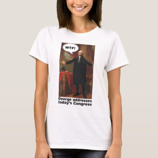 T-shirt La chemise des femmes de George Washington WTF