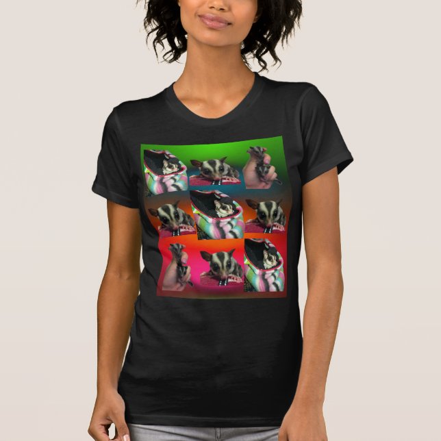 T-shirt La chemise des femmes de motif de tuile de planeur (Devant)