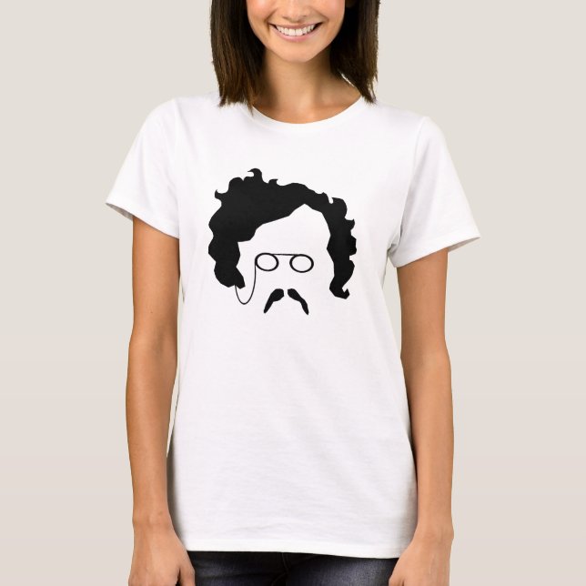 T-shirt La chemise des femmes de moustache de G K (Devant)