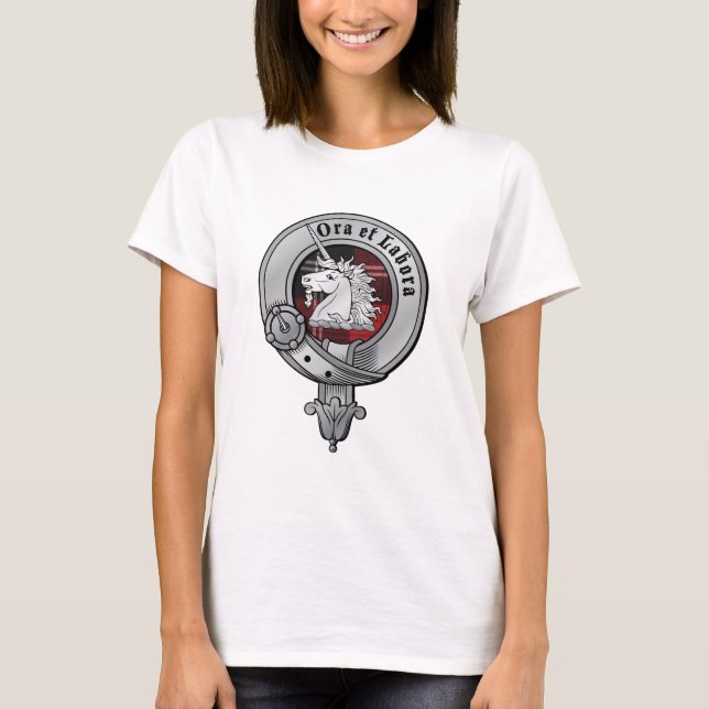 T-shirt La chemise des femmes de Ramsay de clan (Devant)