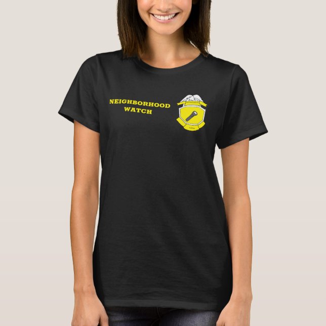 T-shirt La chemise des femmes de vigie de quartier (Devant)