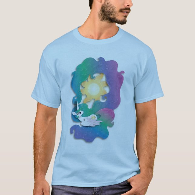 T-shirt La chemise des hommes célestes d'étreinte (Devant)