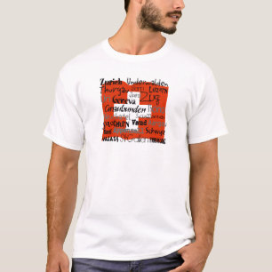 T-shirt La chemise des hommes de cantons suisses