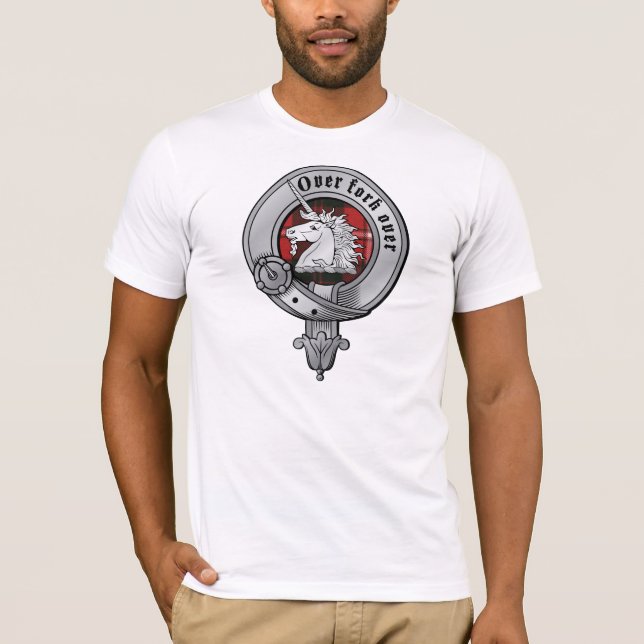 T-shirt La chemise des hommes de Cunningham de clan (Devant)