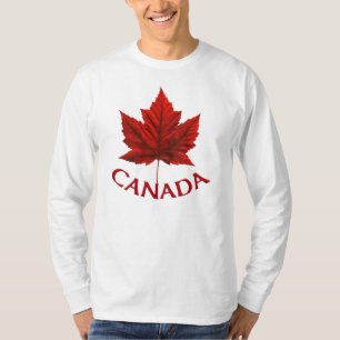 T-shirt La chemise des hommes de drapeau du Canada de