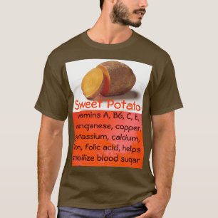 T-shirt la chemise des hommes de patate douce