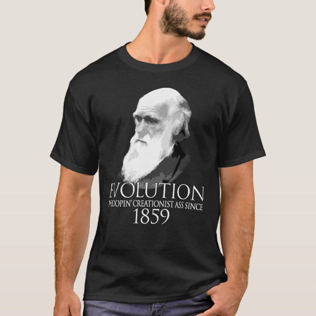 T-shirt La chemise des hommes de Whoopass Darwin (Devant)