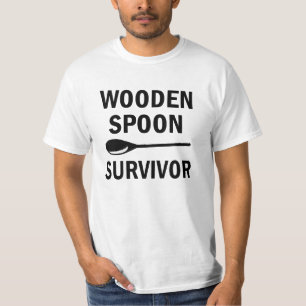 T-shirt La chemise des hommes drôles de survivant en bois
