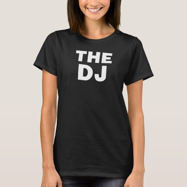 T-shirt La chemise du DJ de la famille de baisse du bis (Devant)