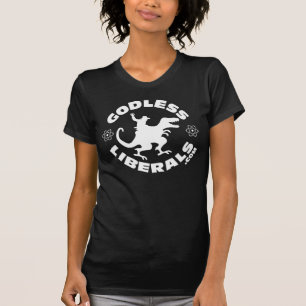 T-shirt La chemise foncée des femmes officielles de logo