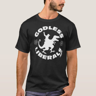 T-shirt La chemise foncée des hommes officiels libéraux