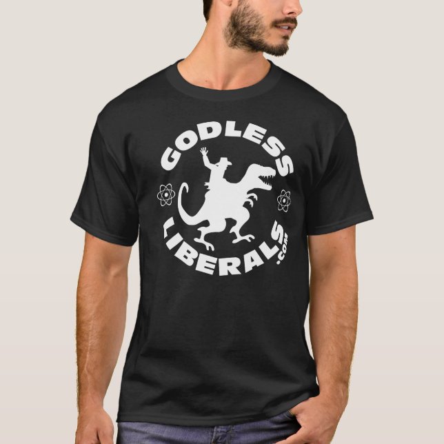 T-shirt La chemise foncée des hommes officiels libéraux (Devant)