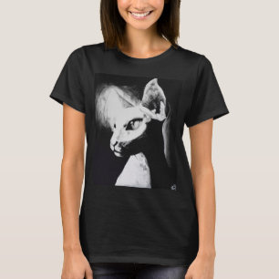 T-shirt La chemise originale d'art de chat de Sphynx