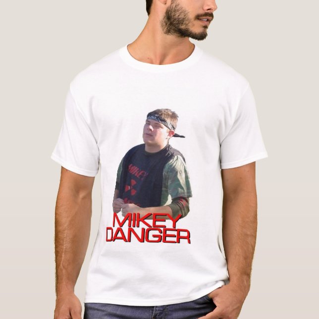 T-shirt La chemise originale du danger de Mikey ! (Devant)