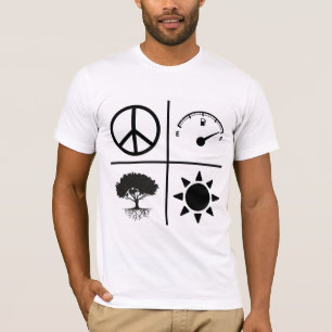 T-shirt La chemise paisible d'énigme de trahison