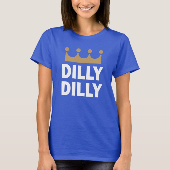T-shirt La chemise royale profonde des femmes de kc Dilly (Devant)