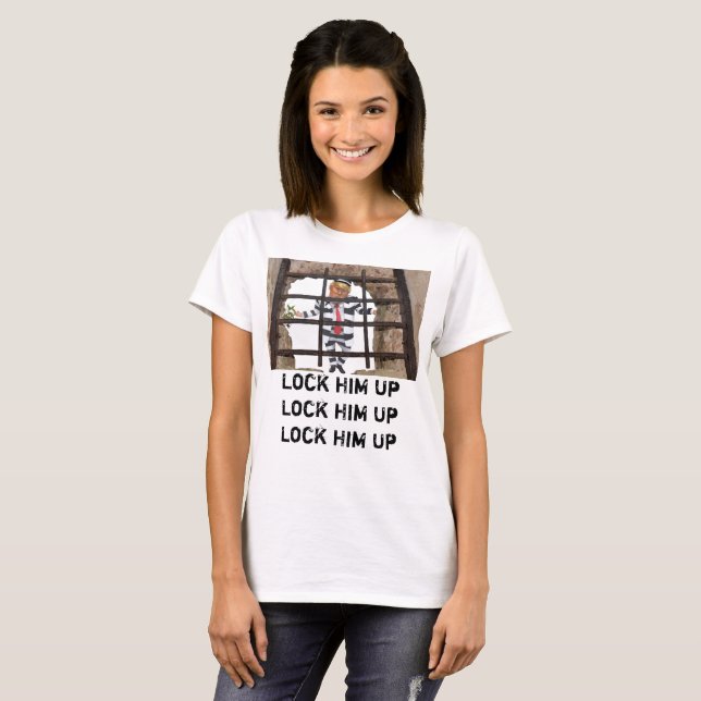 T-shirt La Chemise Trump Le Verrouille (Devant entier)