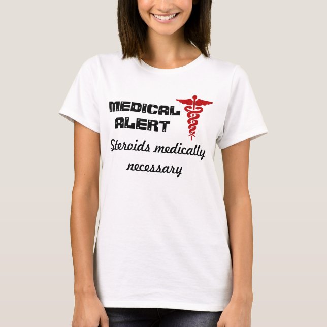 T-shirt La chemise vigilante médicale des femmes (Devant)