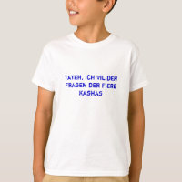 La chemise Yiddish de quatre questions