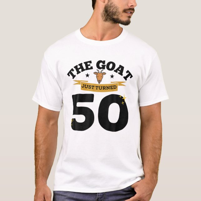 T-shirt La Chèvre Qui Vient De Tourner 50 - 50E Anniversai (Devant)