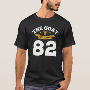 T-shirt La Chèvre vient de tourner 82 82ème Anniversaire T