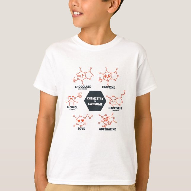T-shirt La chimie est géniale (Devant)