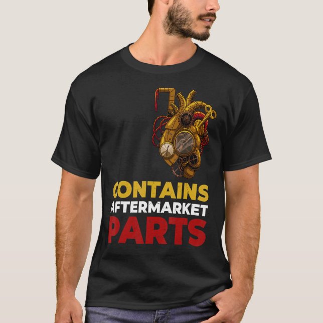 T-shirt La Chirurgie De Contournement Coeur Ouvert Contien (Devant)