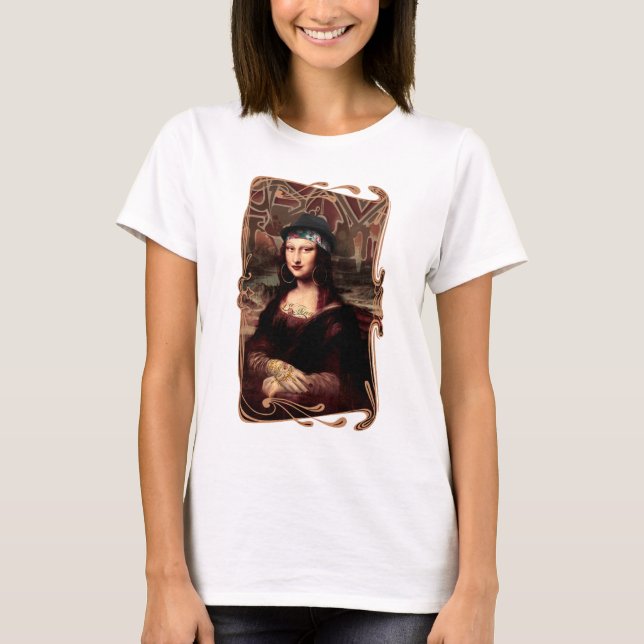 T-shirt La Chola Mona Lisa Mexicaine (Devant)