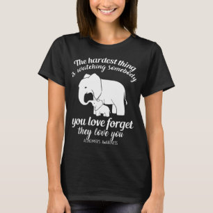 T-shirt la chose la plus dure observe quelque chose que