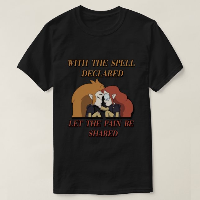 T-shirt La chouette maison Eda et Lilith 1 (Design devant)
