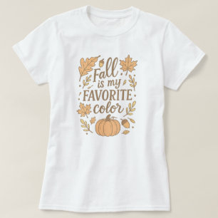 T-shirt La chute est ma couleur préférée