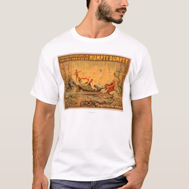 T-shirt La chute et la hausse du théâtre de Humpty Dumpty (Devant)