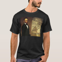 La citation "Amérique d'Abe Lincoln ne sera