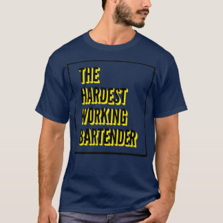 T-shirt La Citation De Bartender La Plus Difficile Pour Le