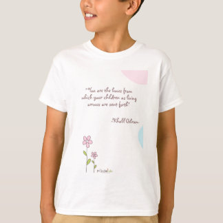 T-shirt La citation de Kahlil Gibran badine le tee - shirt