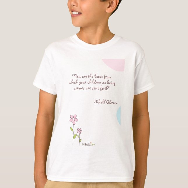 T-shirt La citation de Kahlil Gibran badine le tee - shirt (Devant)